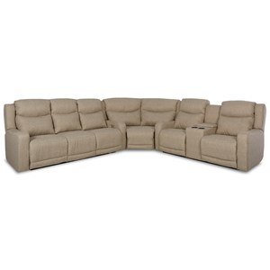 Klaussner Barnett 3 Pc Reclining Sectional Sofa